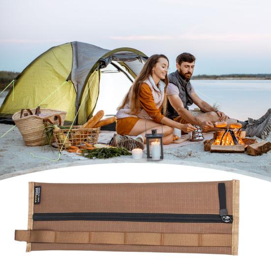 Сумка для хранения напольных гвоздей с D-образной пряжкой, вместительная, с застежкой-молнией, водонепроницаемая сумка для переноски напольных гвоздей