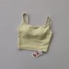 Sexy One-Piece Yoga Vest, Summer Beautiful Back European and American Style Fitness Top, Strap Bra, Shockproof Sports Underwear for Women