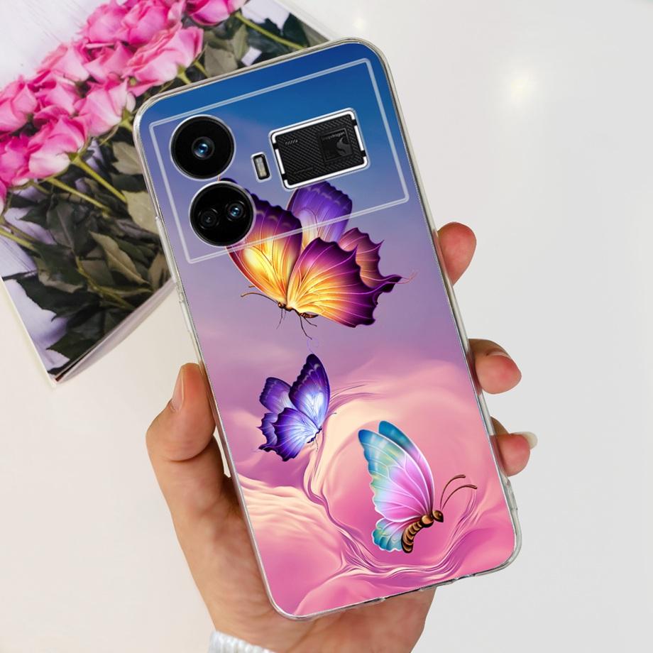 Для Realme GT5 240 Вт / GT3 / GT Neo 3 / GT Neo 5 Чехол Милый Мультяшный Роскошный Мягкий Силикон Прозрачный Чехол для Телефона Задняя Крышка Capas