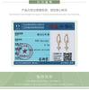 Bisaer 925 Sterling Silver Exquisite Charming French Gold-plated Pearl Zircon Hoop Earrings for Women Fine Jewelry