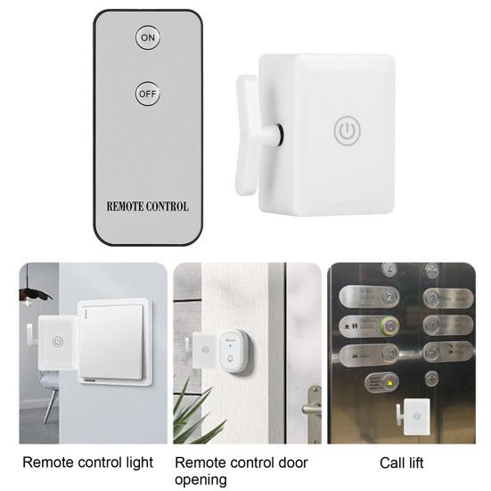 Smart Wireless Light Switch Controller with Remote Control Long Sensing Range No Wiring Required Turn Off Lights Artifact Smart Switch Button