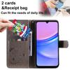 For Samsung Galaxy A26 5G/A16 5G/A16 4G Leather Case Cat Bee Pattern Phone Cover Wallet Stand with Strap