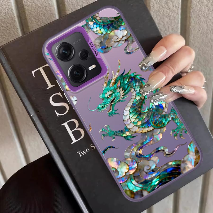 Креативный чехол-накладка с рисунком Тигра и Дракона для Xiaomi Redmi 9T Note 9 10 A5 12C A1 A2 Plus K60 9C 13C 10C 14C