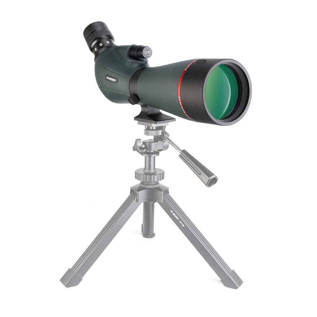 SVBONY SV406P 80-мм зрительная труба с ED, двухскоростная, IPX7, для стрельбы по мишеням и наблюдения за звездами, 20-60x, стекло, фокусировка, водонепроницаемая, для наблюдения за птицами,
