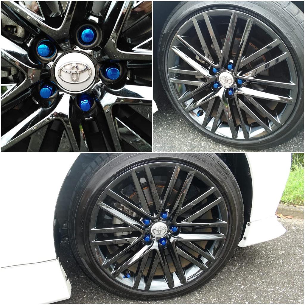 [STS Michiko] Genuine Toyota Wheel Flat Seat Color Lock Nut Gear Lock 21HEX M12