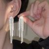 Jellyfish Tassel Earrings Fashion Design Cold Wind Stud Earrings Light Luxury Simple Versatile Earrings Niche High Sense