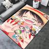 Ковер с изображением Манки Д. Луффи из One Piece для гостиной, спальни, дома, украшение дивана, нескользящий коврик для детской игры