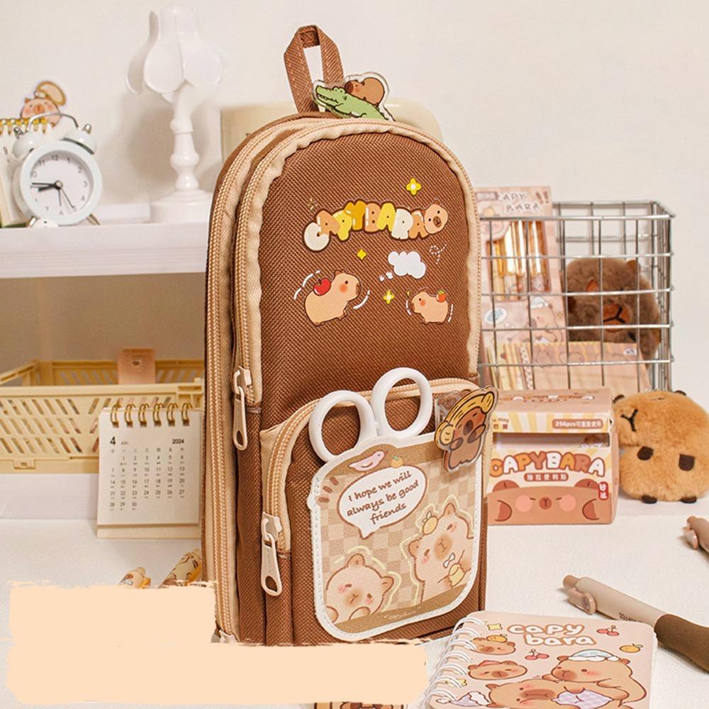 Мультяшные пеналы Capybara сумка для хранения Горячая Распродажа Capybara пенал школьные канцелярские принадлежности