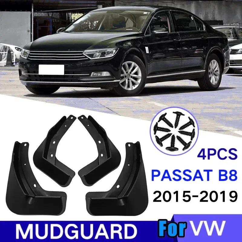 4x Для Volkswagen Passat VW B6 R-LINE CC B8 2006- Передние Задние брызговики Улучшенные Крылья Грязезащитные Заслонки Автоаксессуары