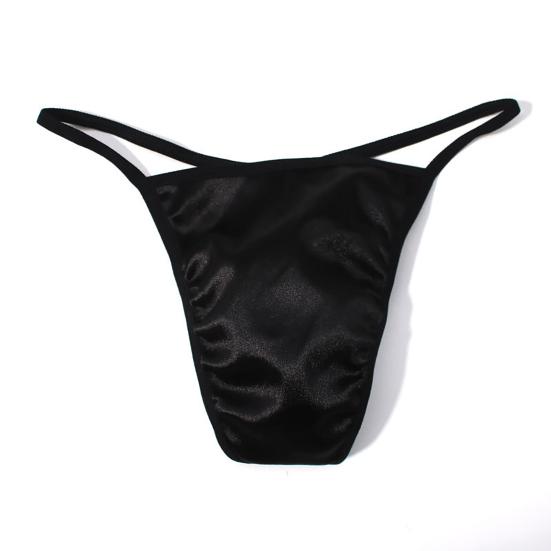 Мужские стринги U-образной формы с низкой посадкой, однотонные, U-образные с открытыми бедрами, нижнее белье для дома