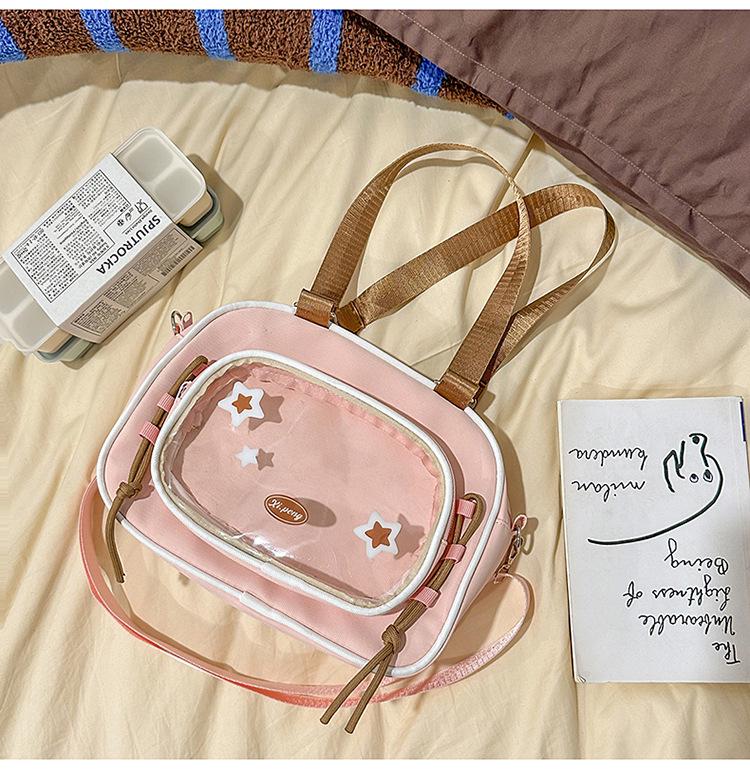 Милая сумка-ита в японском стиле, напоминающая печенье, – многофункциональная сумка через плечо.