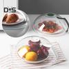 Microwave Splatter Cover with Handle Steam Vents Food-grade Comfortable Grip Food Cover for Household
