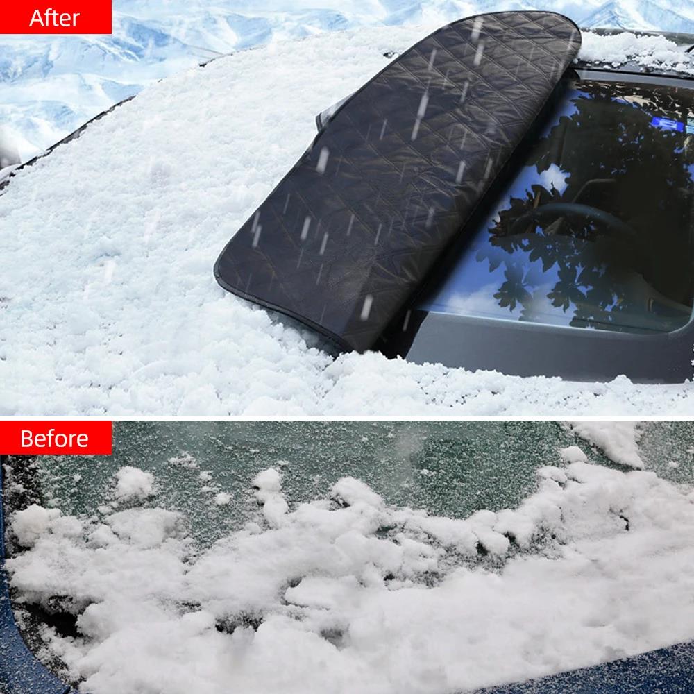 For VW Passat B6 B7 B8 Golf 6 Golf 7 MK6 MK7 POLO Jetta MK6 MK7 Magnetic Extra Thick Car Windshield Snow Cover Winter SunshadesWindshield Sunshades 1