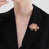 Exquisite Chinese Style Peony Pearl Brooch: Elegant Women's Cheongsam & Hanfu Pin
