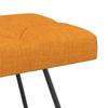 Button Tufted Bench Dark Yellow 80 x 40 x 46 cm Fabric