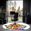 Sprunki Printed Round Rug Carpet Chair Rug Area Rug Entryway Doormats,for Office Chair Living Room Bedroom Kitchen Room.