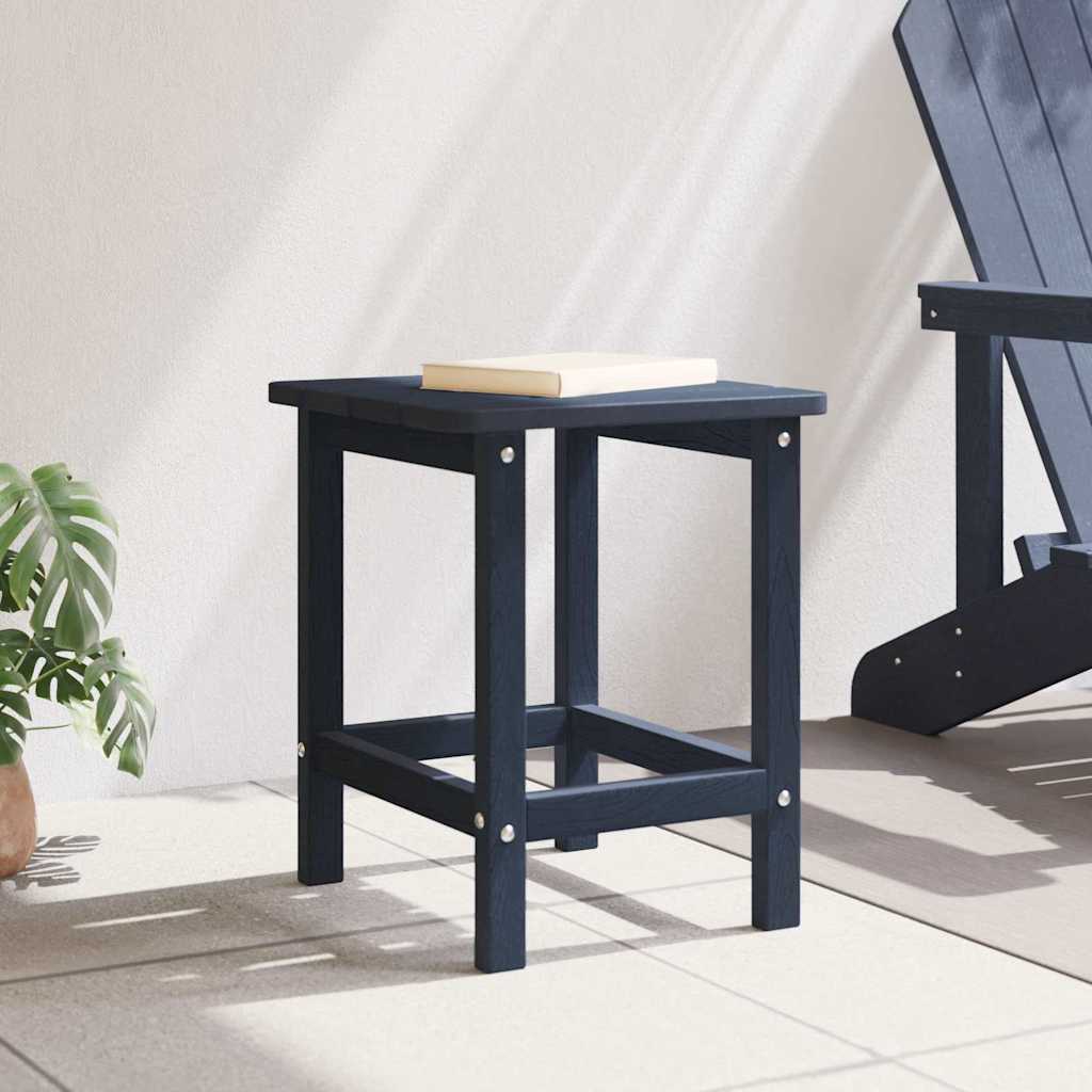 Side Table Navy Blue 38 x 38 x 46 cm Polyethylene