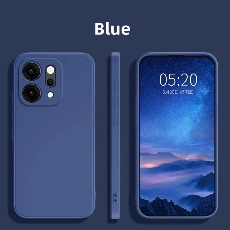 Роскошный чехол для OPPO Reno 14 Чехол OPPO Reno 14 Funda Coque Жидкий силикон Защита камеры Мягкий ТПУ Бампер для телефона Reno 14 Pro
