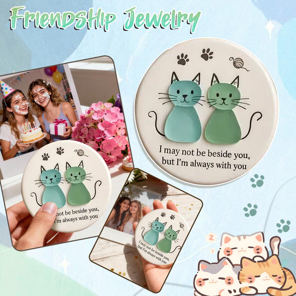 2d Acrylic Heart Shaped Sea Glass Friendship Decor,Friendship Heart Keepsake,Friendship Heart Ornament For Tree Hanging Ornaments,