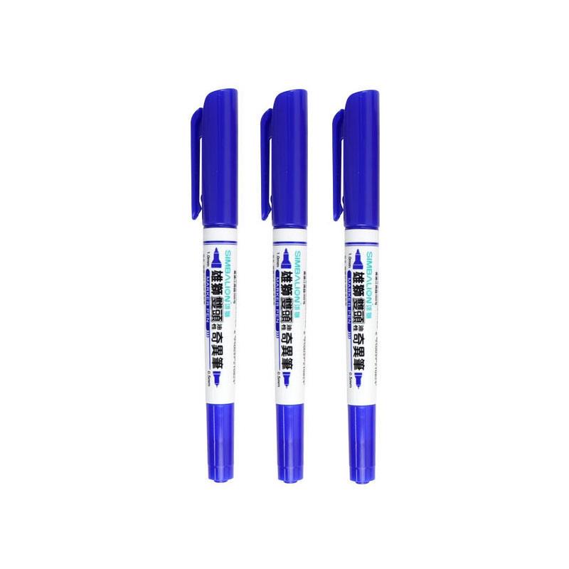 Двусторонние перманентные маркеры, три цвета