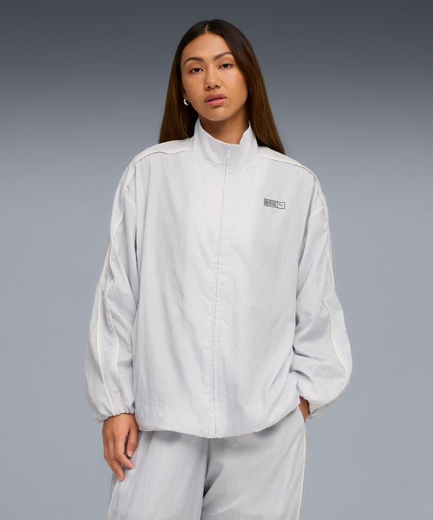 Puma X Rosé T7 Oversized Track Jacket Wv - Silver Mist / 633793-32