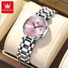 OLEVS 5575 Roman Set Diamond Британские часы Светящиеся женские часы в подарочной упаковке