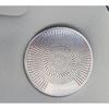 Серебристая стальная накладка на стойку А для динамика, 2 шт., подходит для Tesla Model 3 2017-