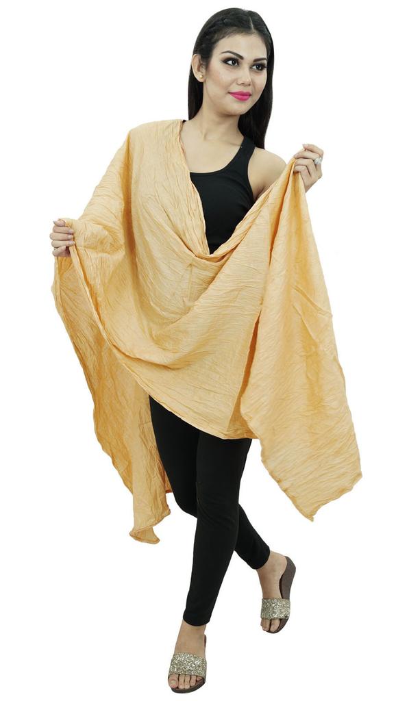 Long Cotton Voile Dupatta Stole Women Neck Wrap Indian Scarves Chunni