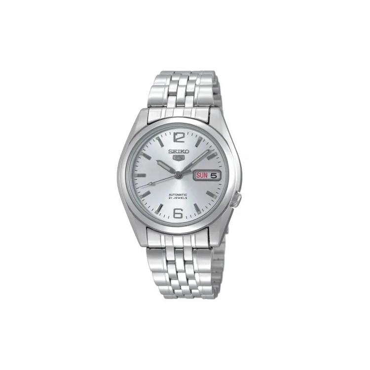 Seiko 5 Коллекция Автоматический Механический Механизм Ремешок из Нержавеющей Стали Часы Мужские Часы SNK385K1