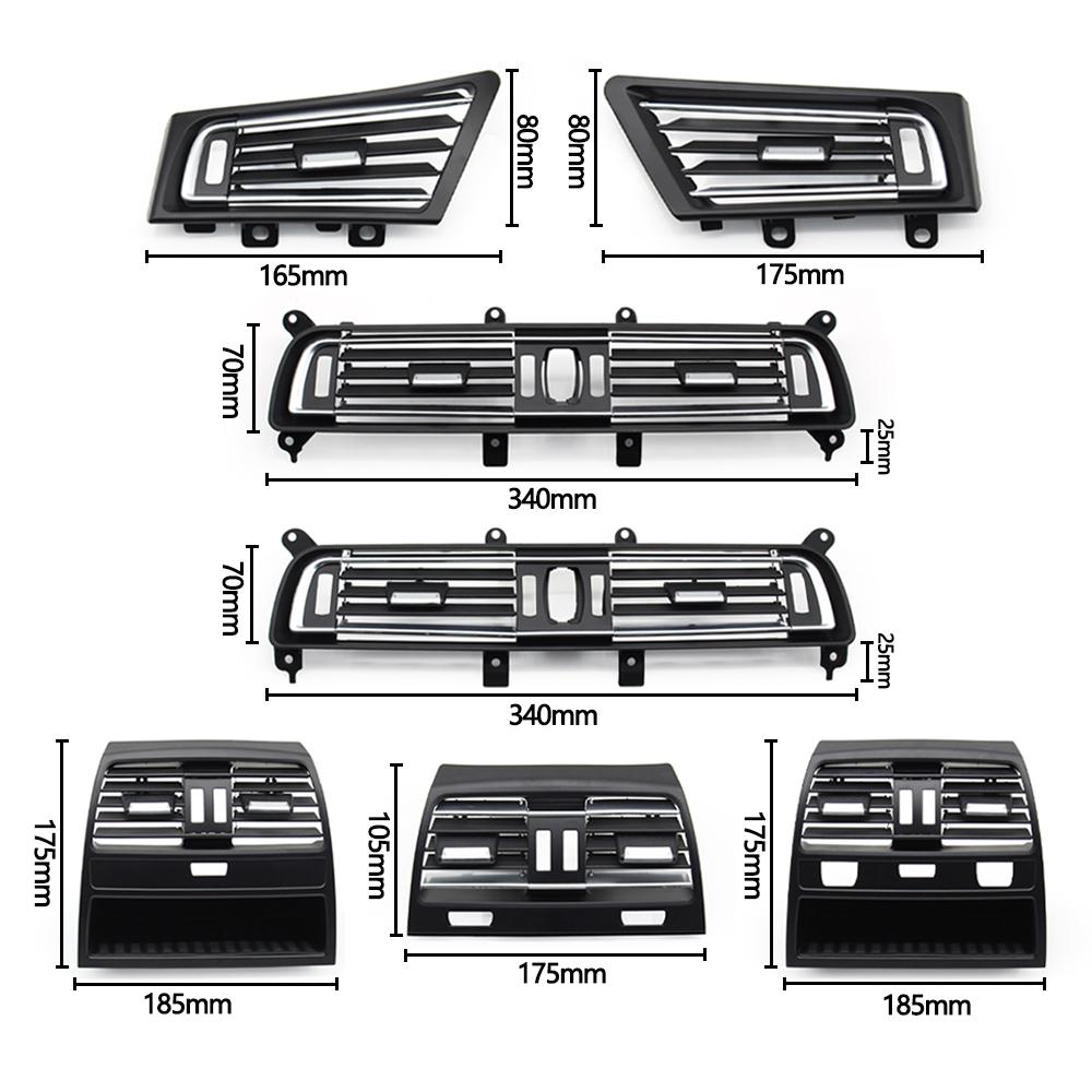 Car Front Console Central Left Right Air Conditioner AC Vent Grille Outlet Cover Panel For BMW 7 Series F01 F02 2009-2016