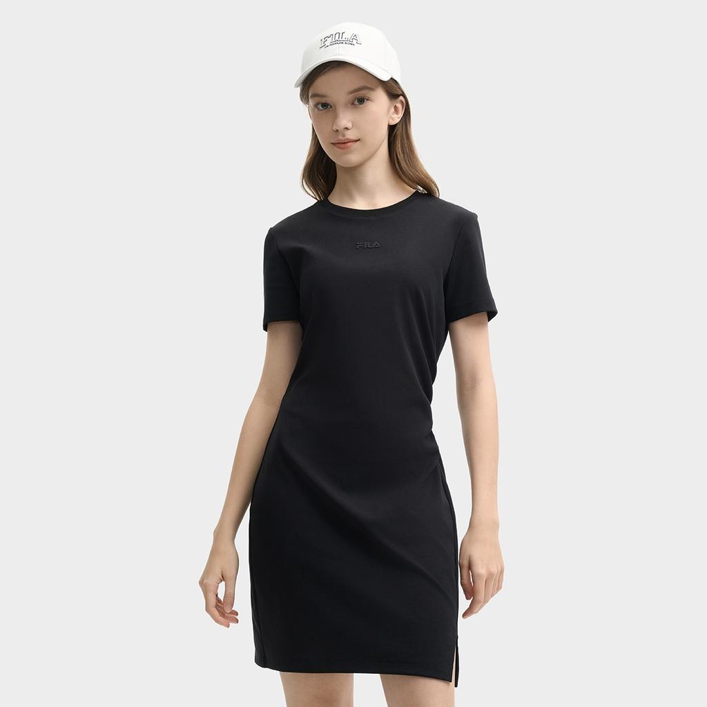 FILA ORIGINALE Short Sleeved Dress Women's Jet Black F51W529313F-BK