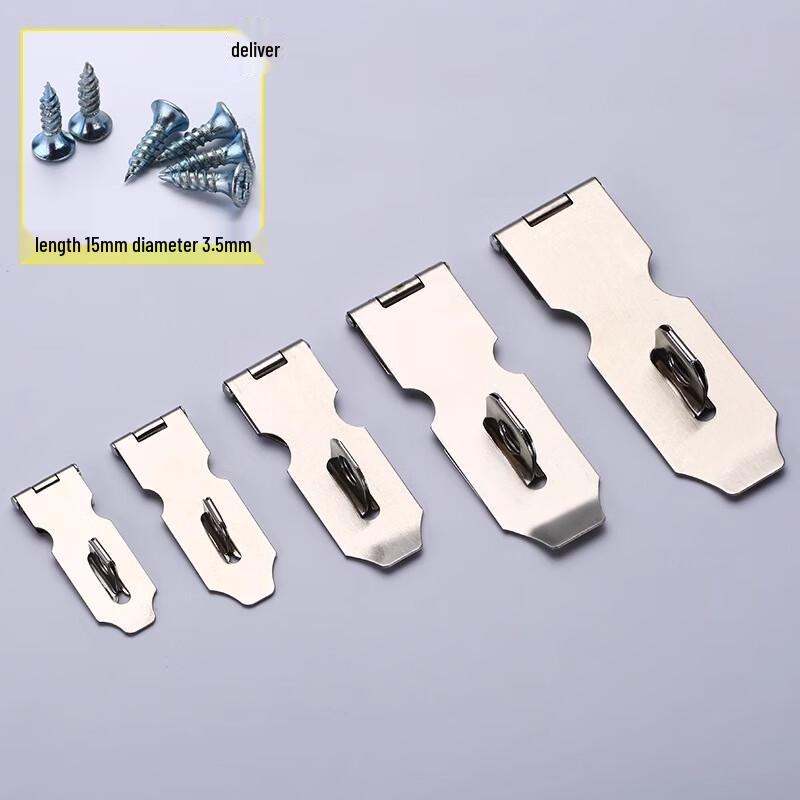 Heavy-Duty Stainless Steel Padlock Hasp