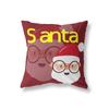 Чехол на подушку с рисунком Санта-Клауса, снеговика и рождественского принта, украшение для дома, гостиной, квадратная подушка, наволочка