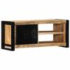 VidaXL TV Cabinet 80x30x35 Cm Solid Raw Mango Wood, TV Bench, Hi-fi Cabinet, Entertainment Center, TV Sideboard, Furniture 4013591