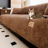 1 PC Soft Plush Sofa Mat Cover Winter Warm L Couch Slipcovers Non-Slip Sofa Cover Pad Anti Dirty Furniture Protector Funda Sofas