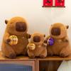 Capybara Basketball Plush Toy Cartoon Stuffed Animal Doll Room Decoration Gifts