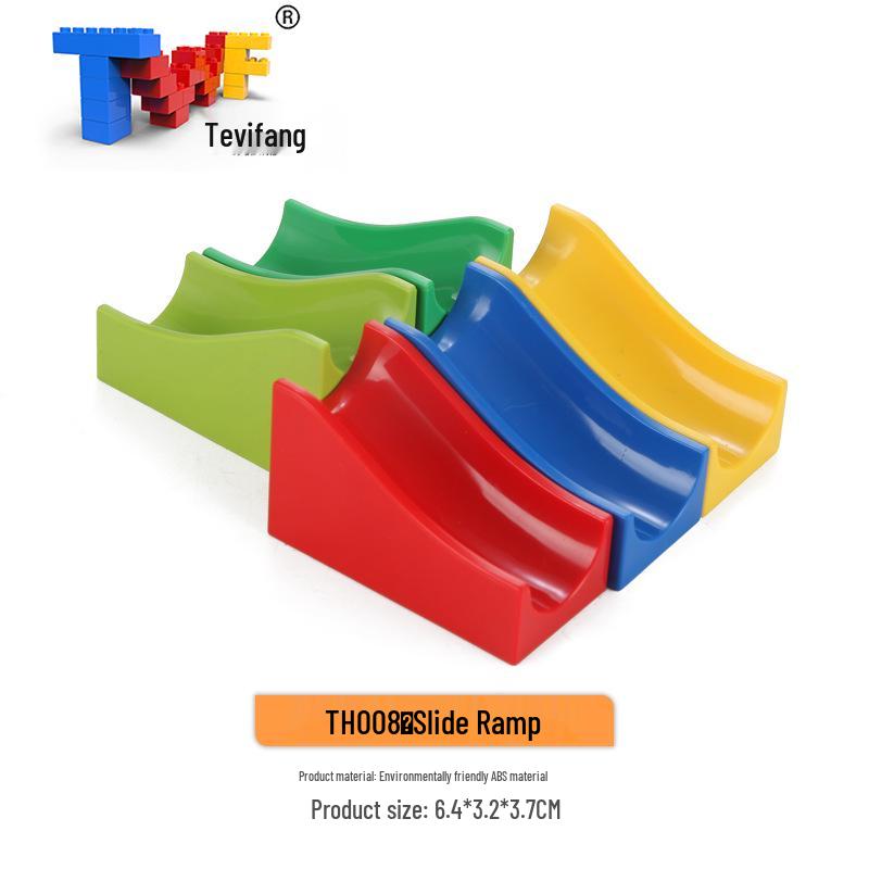 Large Particle Ball Track Building Blocks for Kids