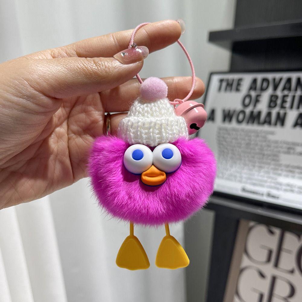Plush Pendant Duck Plush Toy Keychain Keyring Duck Plush Toy Pendant Bag Pendant