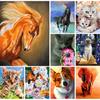 5D Diy Diamond Painting Animals Horse Cat Dog Elephant Cross Stitch Kit Full Round Drill Embroidery Mosaic Art Picture Crafts