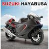 1/9 Suzuki Hayabusa GSX-1300R Модель мотоцикла из сплава Игрушечный транспортное средство Коллекция Освещение для переноски Внедорожный Мотоцикл Игрушечный автомобиль