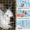 10 упаковок пружинных крючков для клетки кролика Пружинный защелкивающийся крючок Дверца Аксессуары для клетки Проволочные зажимы для клетки Защелкивающиеся крючки Многофункциональные 3 размера