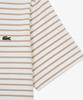 LACOSTE Женская полосатая футболка с коротким рукавом Tf262E-56G 02S