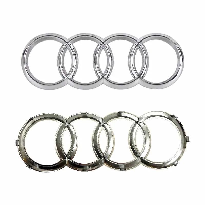 New Auto Accessories Suitable For sjhy3 A4 2008-2017 Car Logo 4 Ring Front Grille Badge Rear Emblem Quattro Sline Sticker