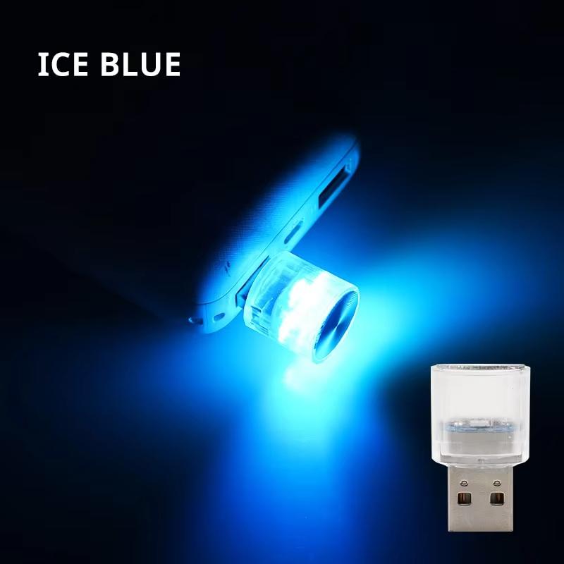 Auto LED Car Light Auto Interior Mini USB Atmosphere Light Emergency Lighting Light PC Auto Colorful Decorative Lamp Accessory