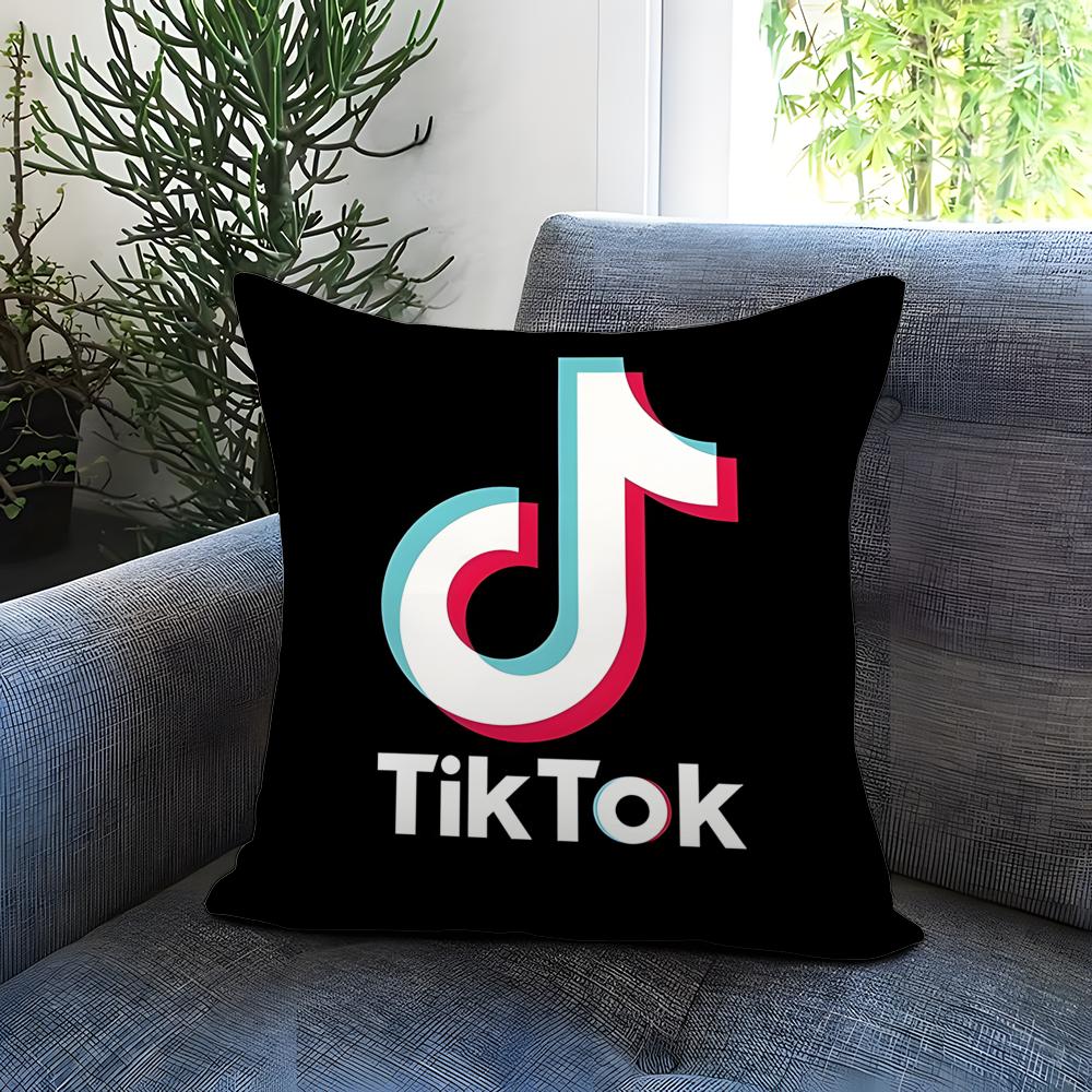 Чехол для подушки T-TikTok-K Удобный двусторонний чехол для подушки Идеально подходит для автомобиля, дивана, спальни и многого другого