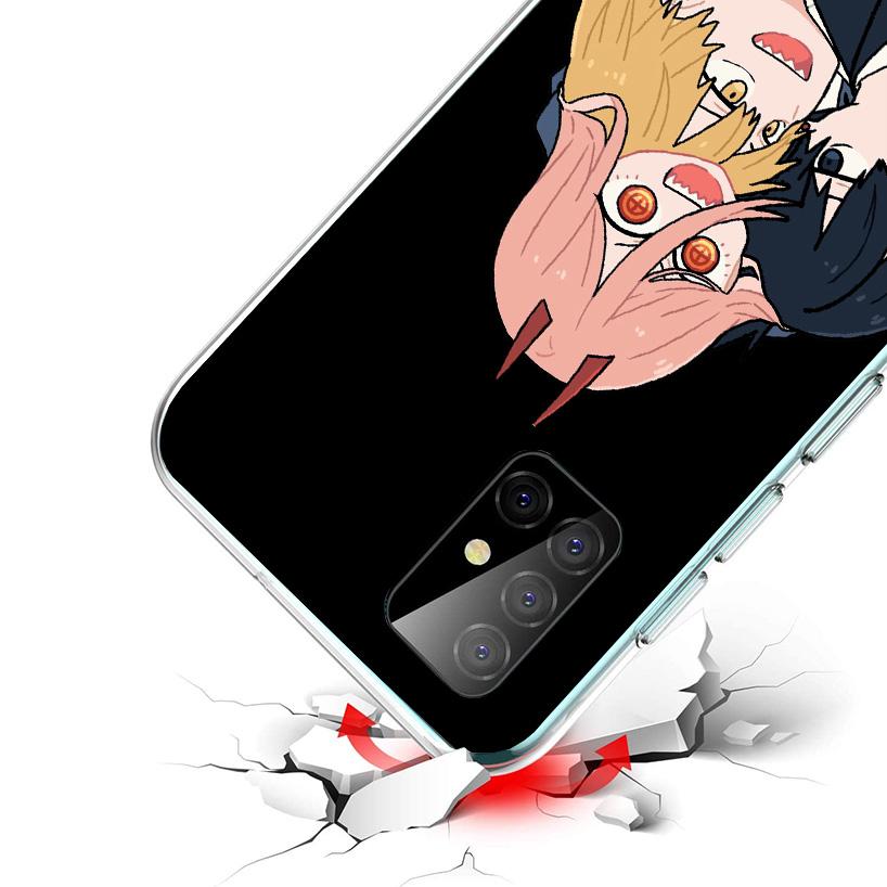 Мультяшный чехол для телефона с бензопилой для Samsung Galaxy A52 A32 A22 A12 A51 A31 A50S A30S A20S A10S Note 20 Ultra 10 Plus S10 A72 A71 Gal