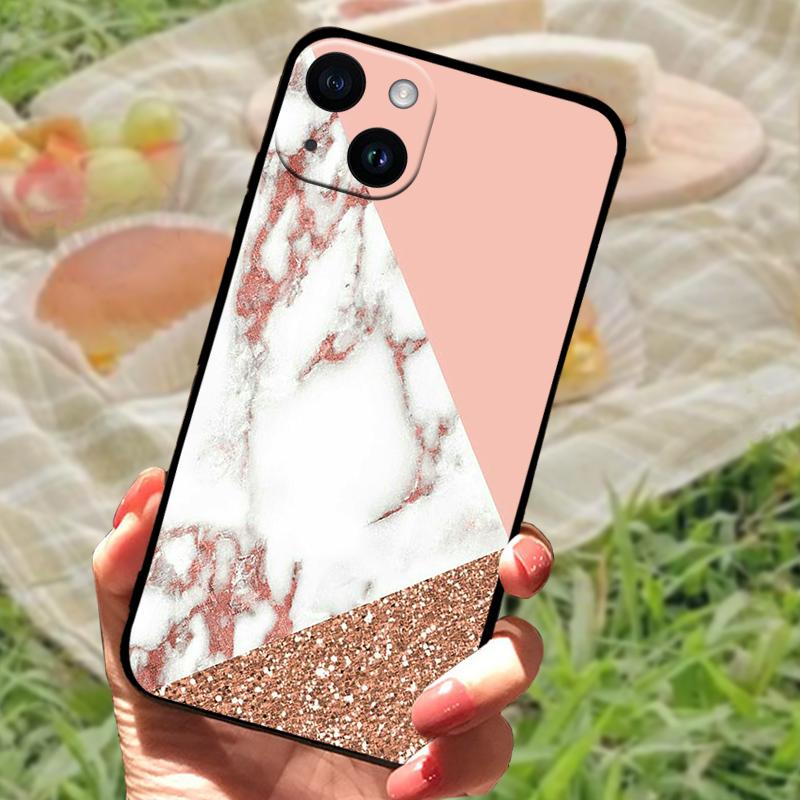 Милый чехол для телефона с животными для iPhone 15 Plus, мягкий силикон TPU, ударопрочная задняя крышка для iPhone 15 Pro Max 15Pro, защитные чехлы