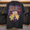 Футболка Nirvana в форме сердца XL Выцветание Винтажный стиль Перепечатка In Utero Новая