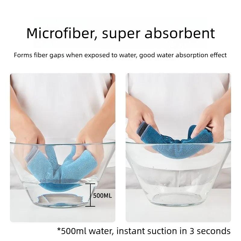 5PCS Heavy Duty Car Wash Towel High Quality Absorbent Microfiber Cloth for Vehicle Cleaning and Drying
