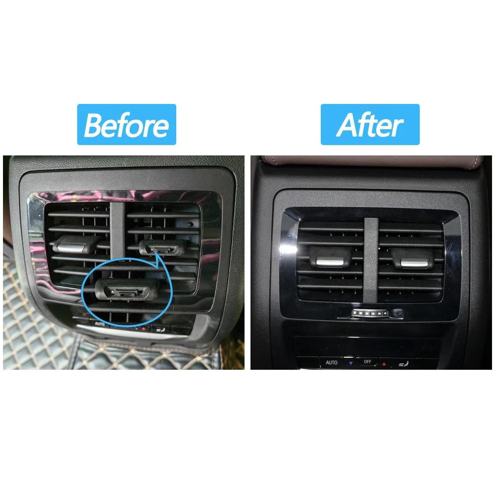 Car Front Rear Air Conditioning AC Vent Outlet Tab Clip Slider Toggle Piece For BMW X3 X4 G01 G02 F97 F98 2018